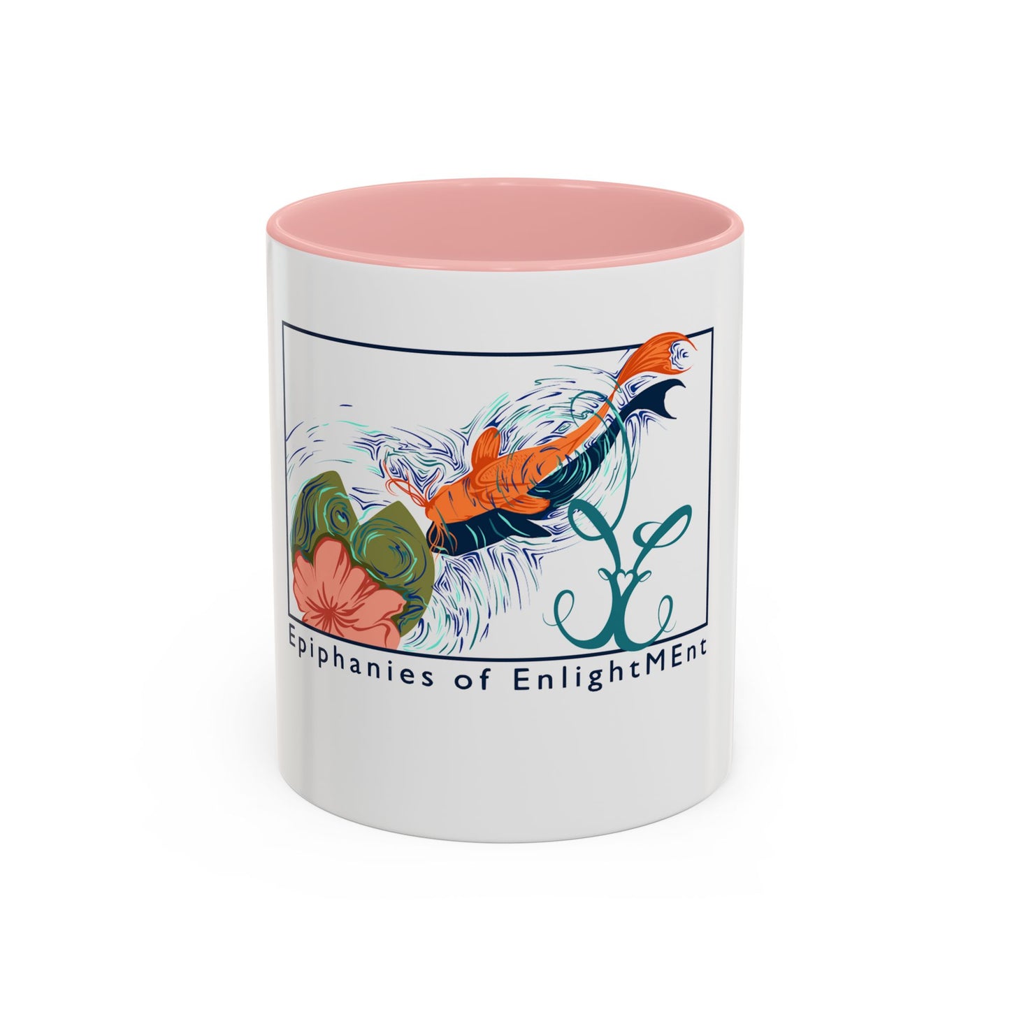 Coffee Mug with Koi Fish Design