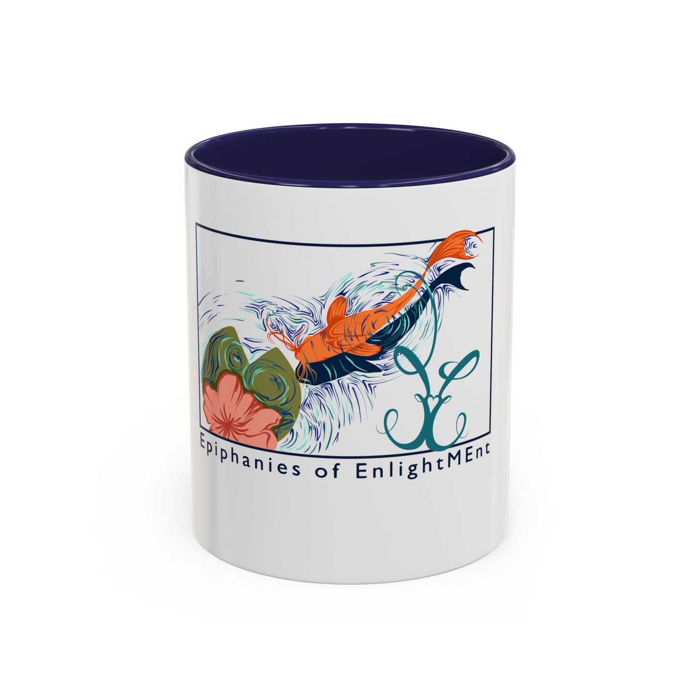 Coffee Mug with Koi Fish Design