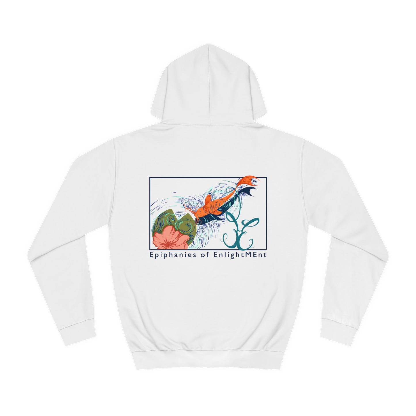 College Hoodie - Koi Fish with Color Design