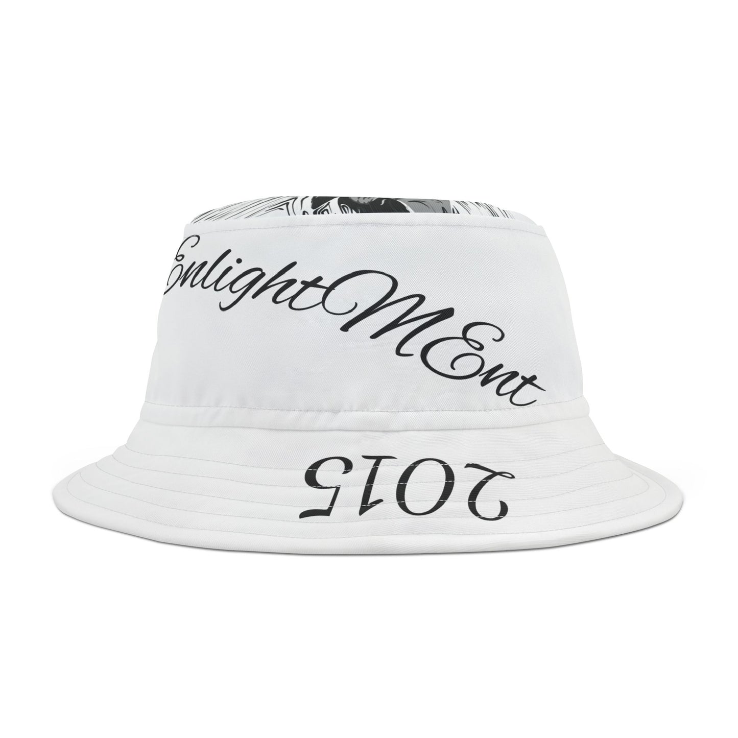 Bucket Hat with Psalm 23:4 Koi Fish Design