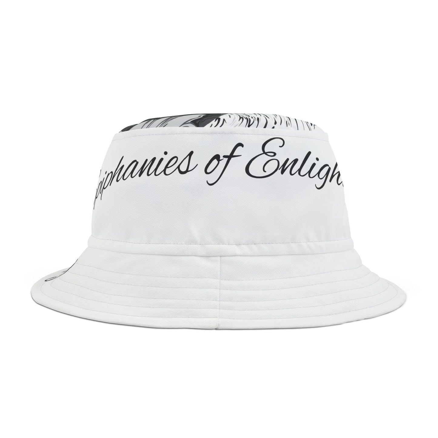 Bucket Hat with Psalm 23:4 Koi Fish Design