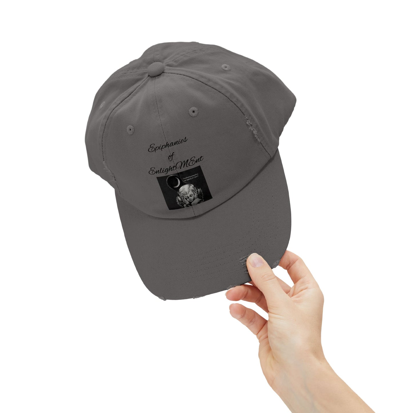 Distressed Cap Angel Design