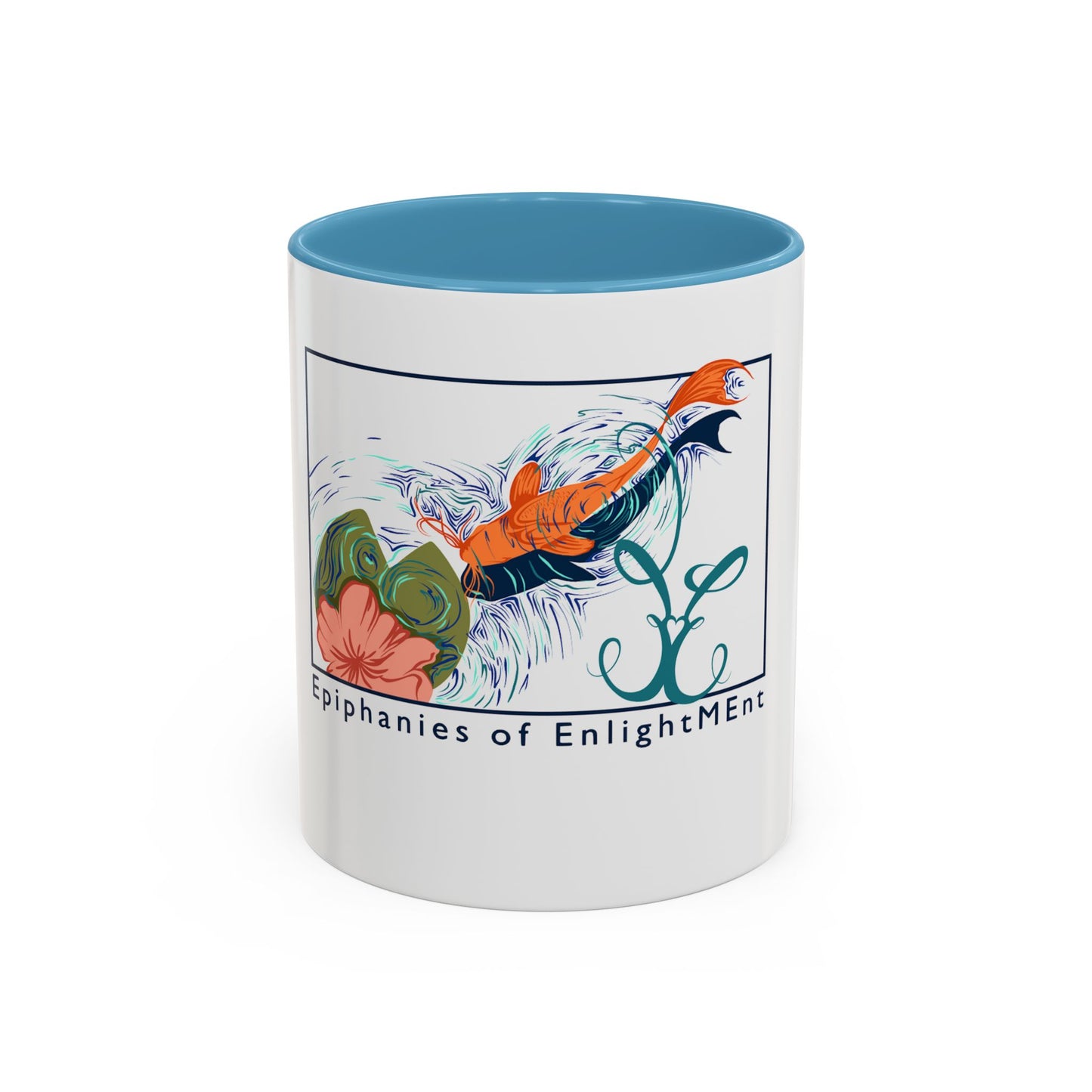 Coffee Mug with Koi Fish Design