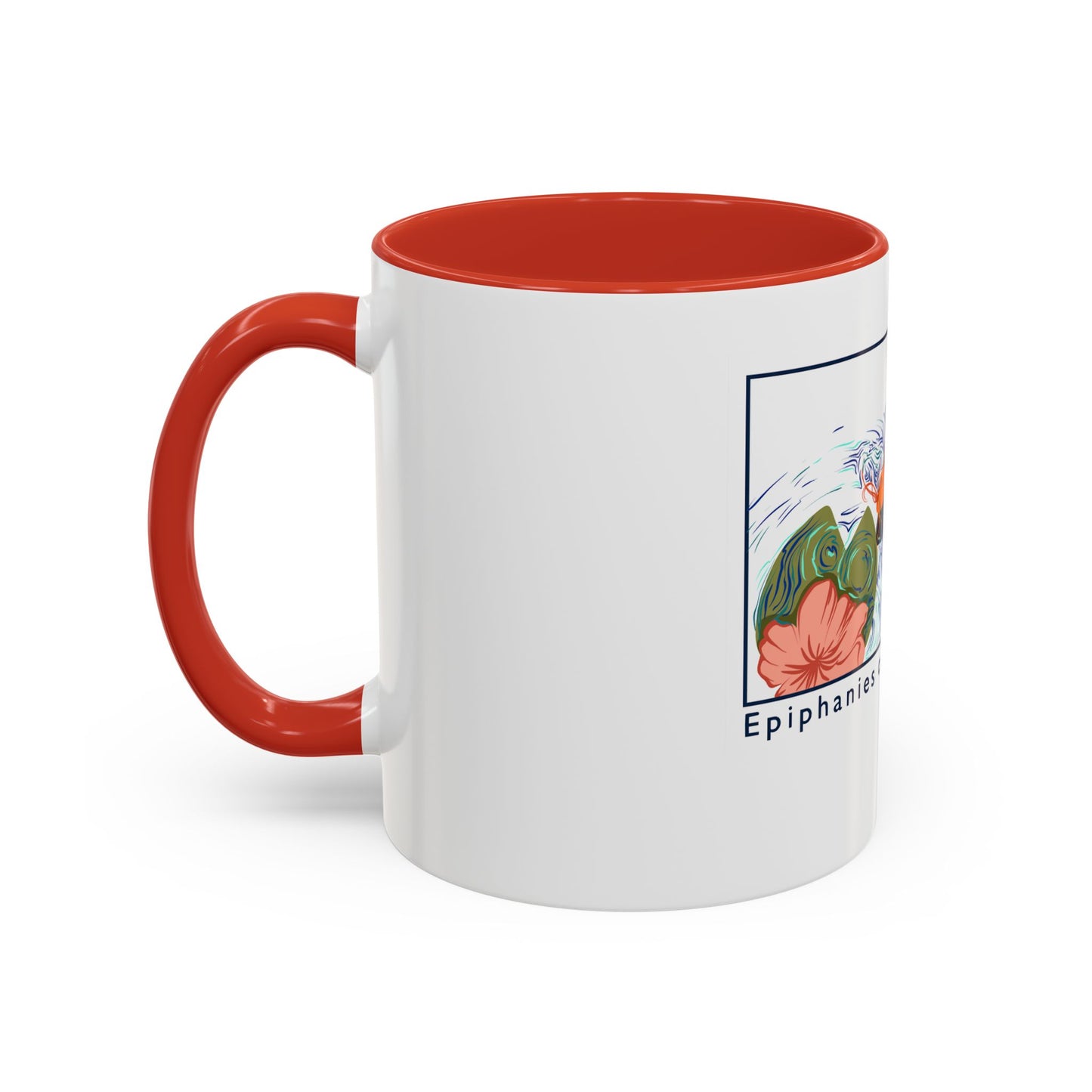 Coffee Mug with Koi Fish Design