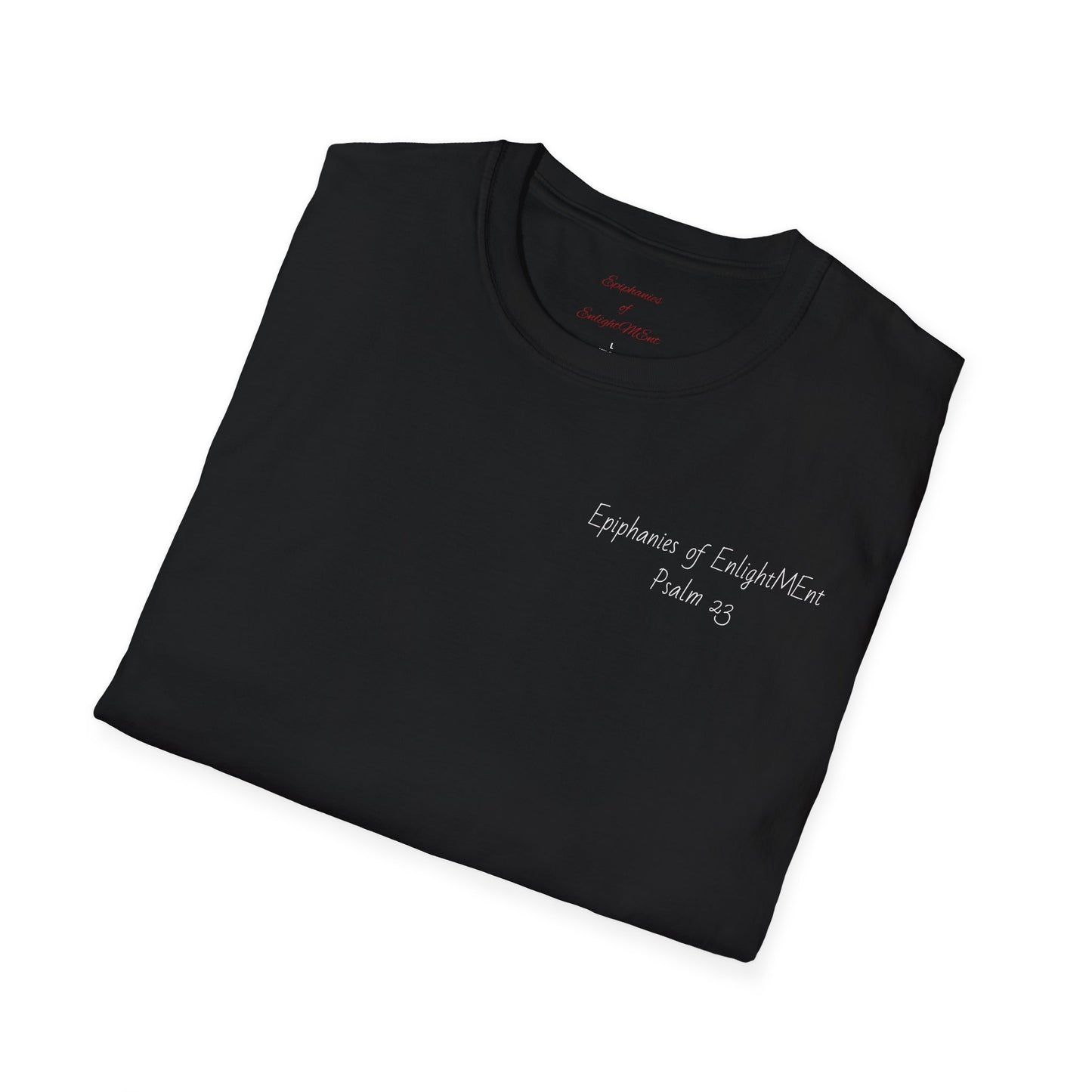 Angel Drawing Unisex Black T-Shirt