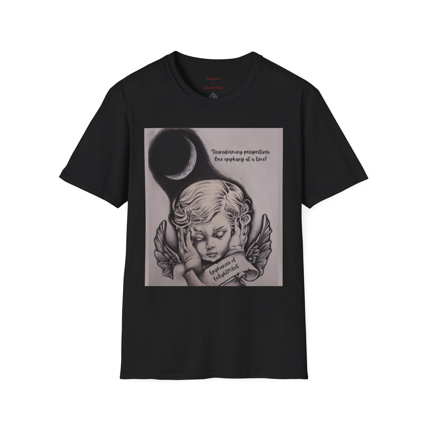 Angel Unisex Black T-Shirt