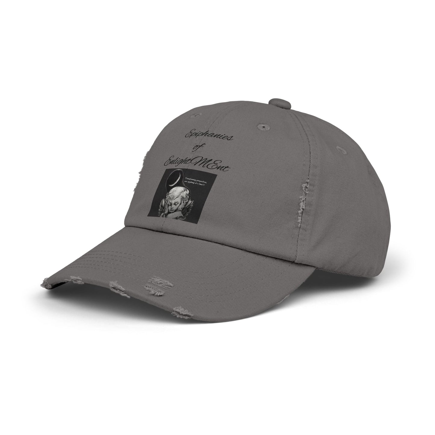 Distressed Cap Angel Design