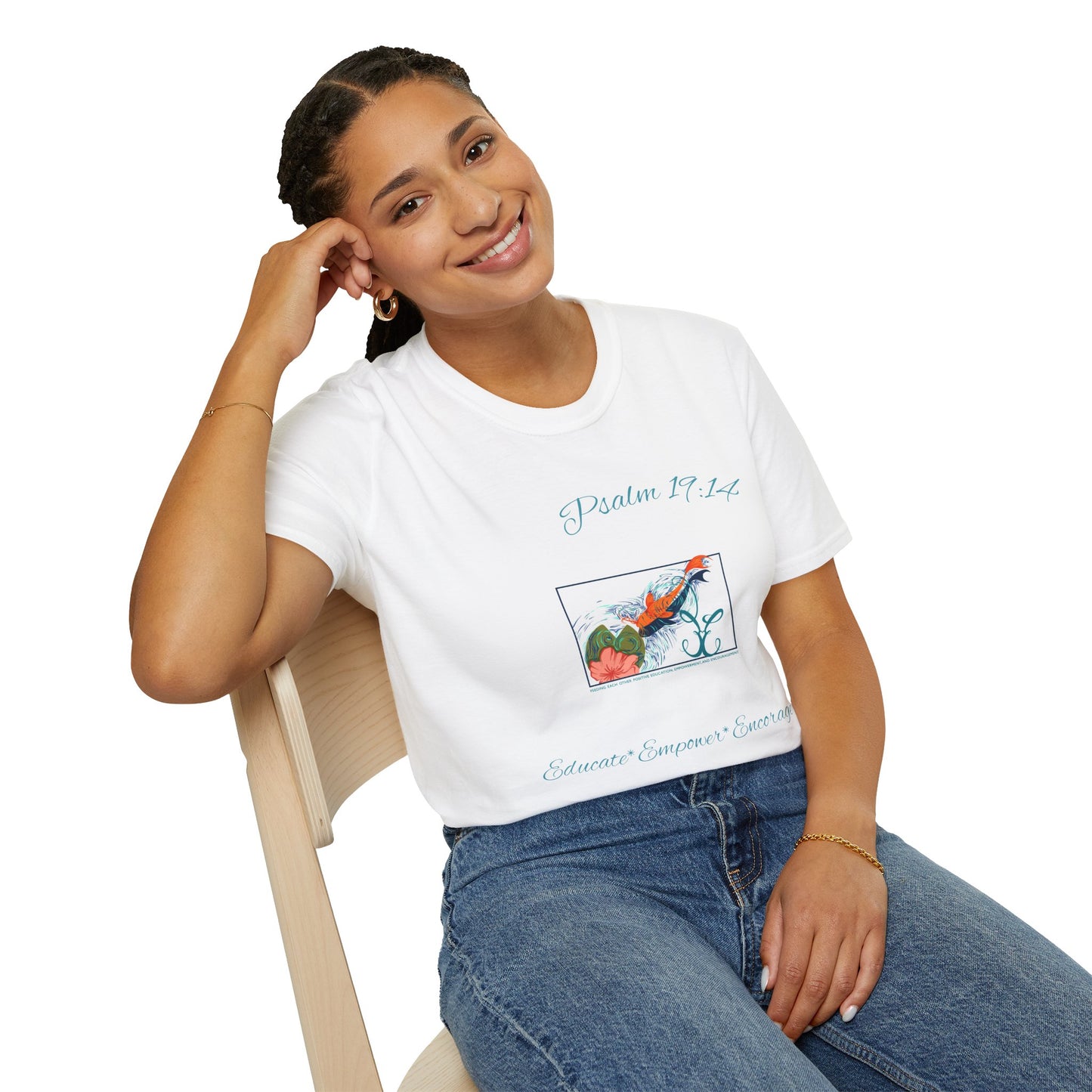 Christian Unisex T-Shirt with Psalm 19:14 and Epiphanies of EnlightMEnt®