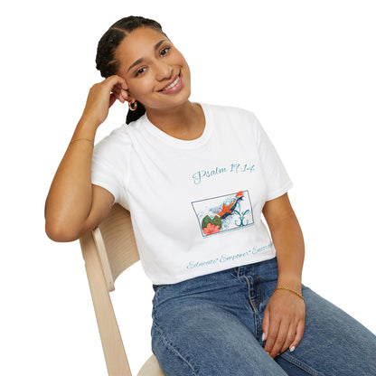 Christian Unisex T-Shirt with Psalm 19:14 and Epiphanies of EnlightMEnt®