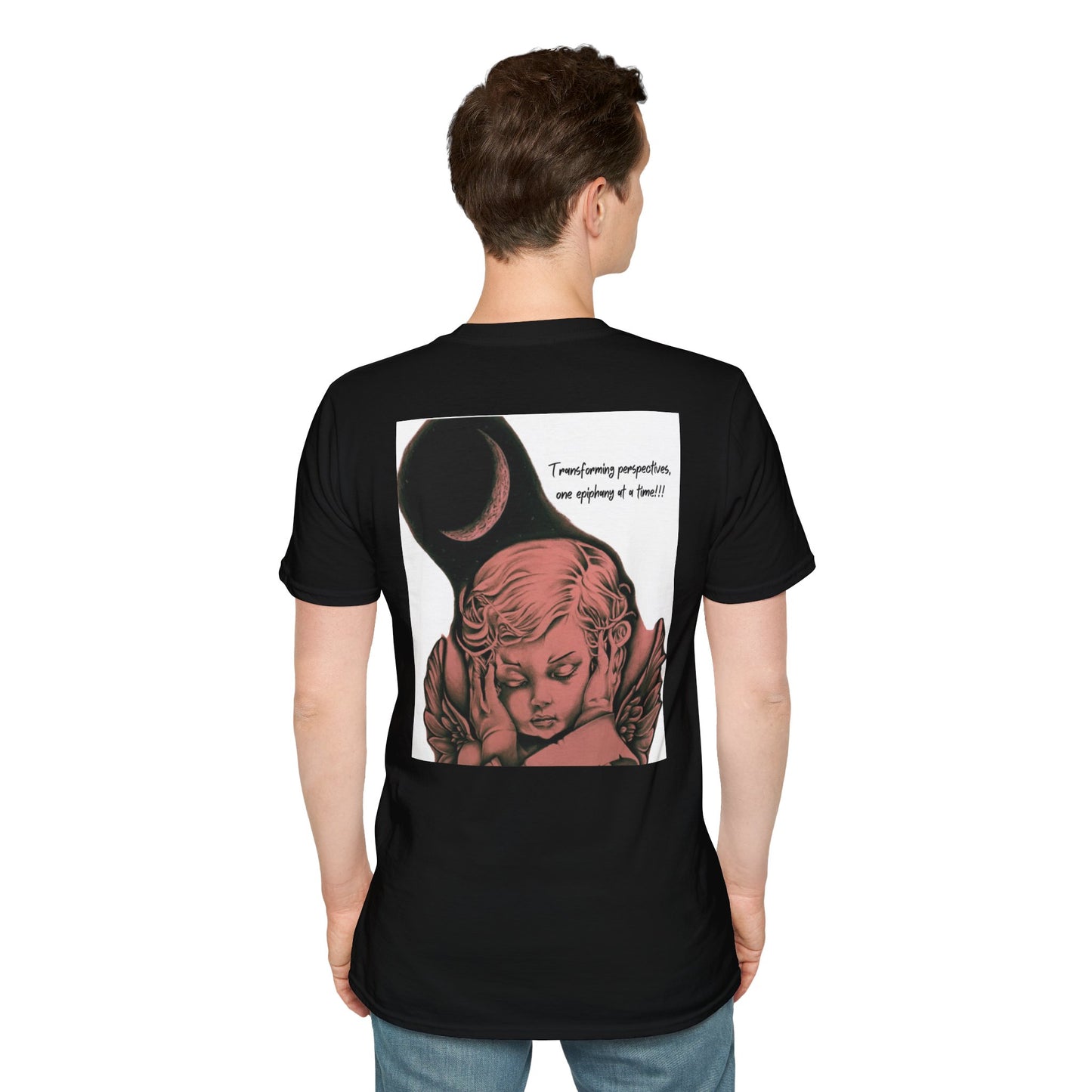 Red Angel Unisex Black T-Shirt