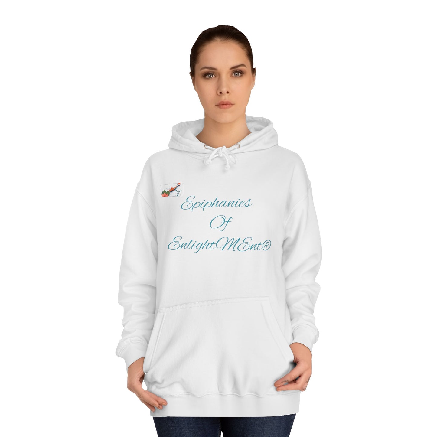 Colorful Pullover Hoodie: Educate, Empower, and Encourage Slogan