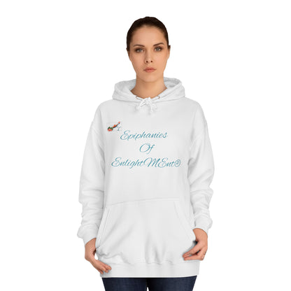 Colorful Pullover Hoodie: Educate, Empower, and Encourage Slogan