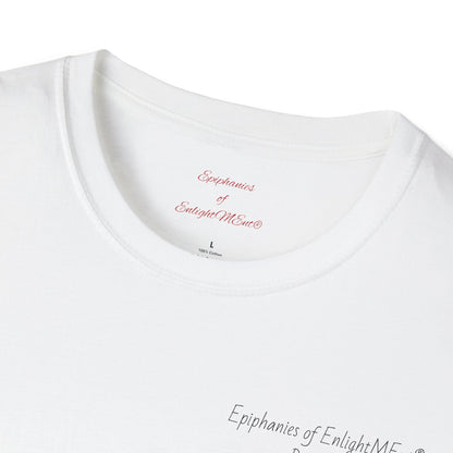 Angel Drawing Unisex White T-Shirt