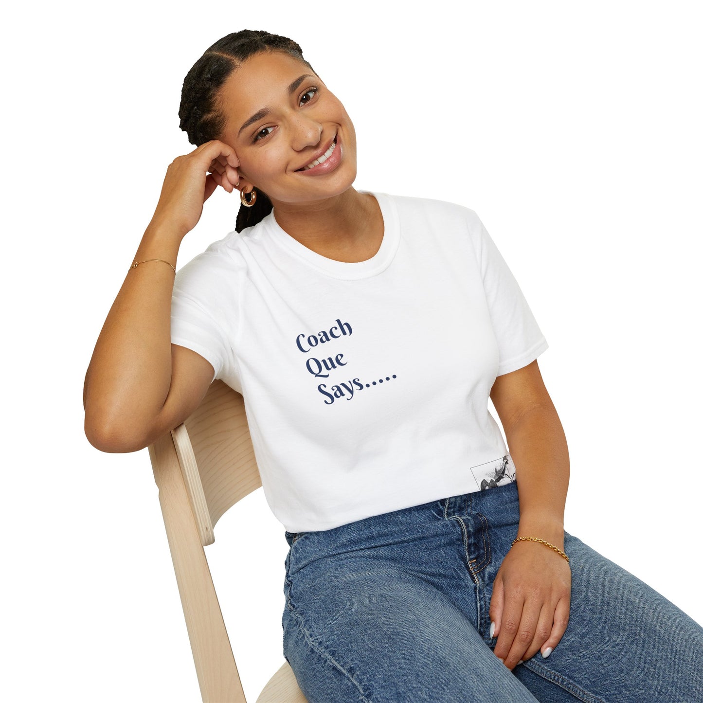 "There's Nothing Wrong With Going to Therapy or Asking for Help" Unisex T-Shirt | Coach Que x Epiphanies