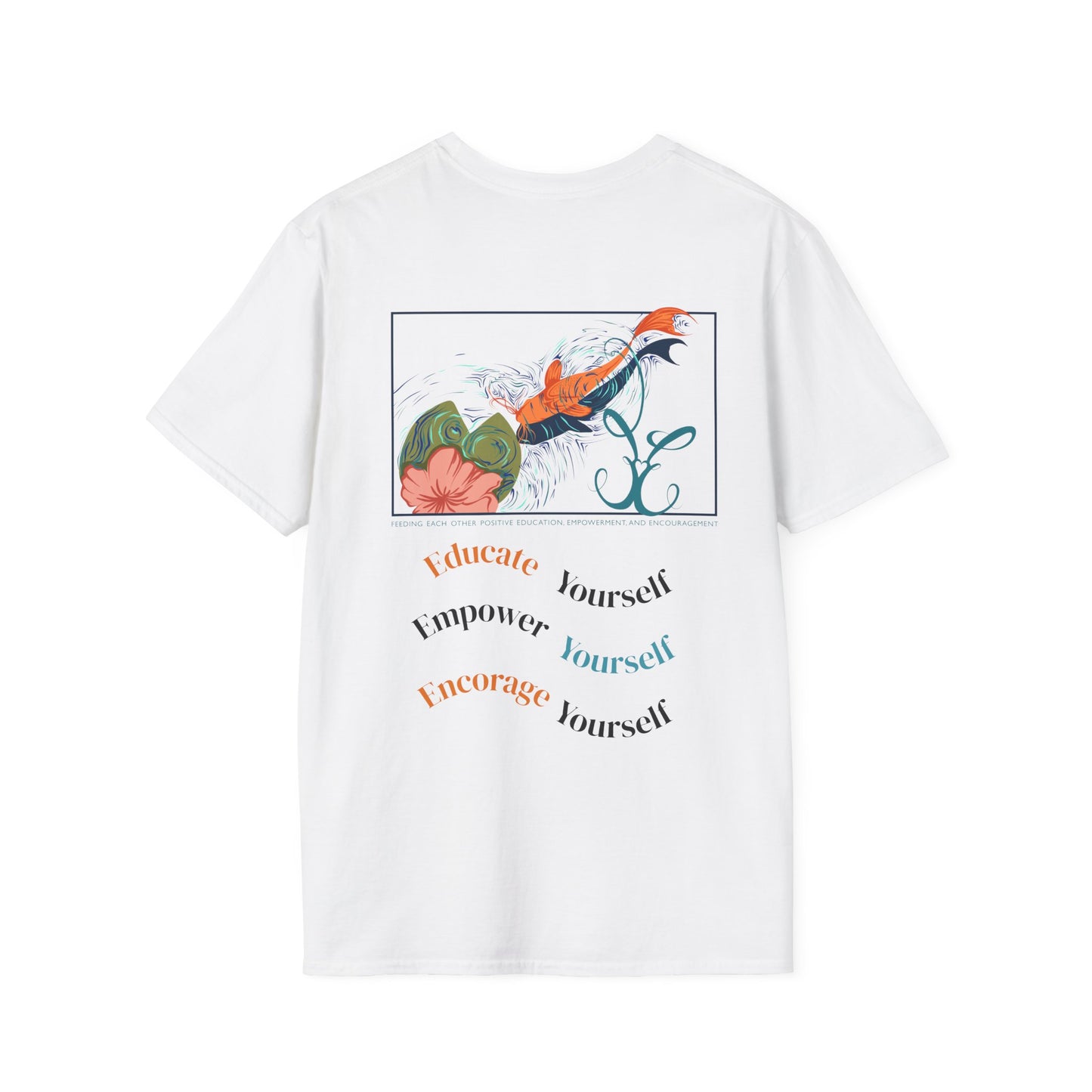 Colorful Koi Fish T-Shirt-Unisex Cotton Tee