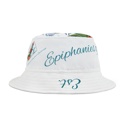 Colorful Koi Fish Bucket Hat with Psalm 23:4