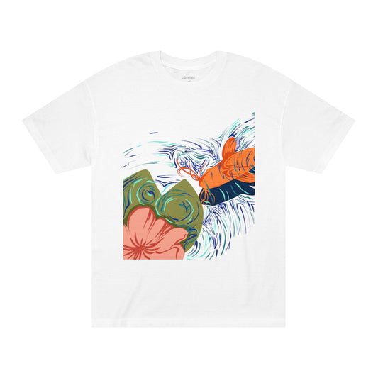 Colorful Koi Fish Unisex Classic Tee with Hashtags