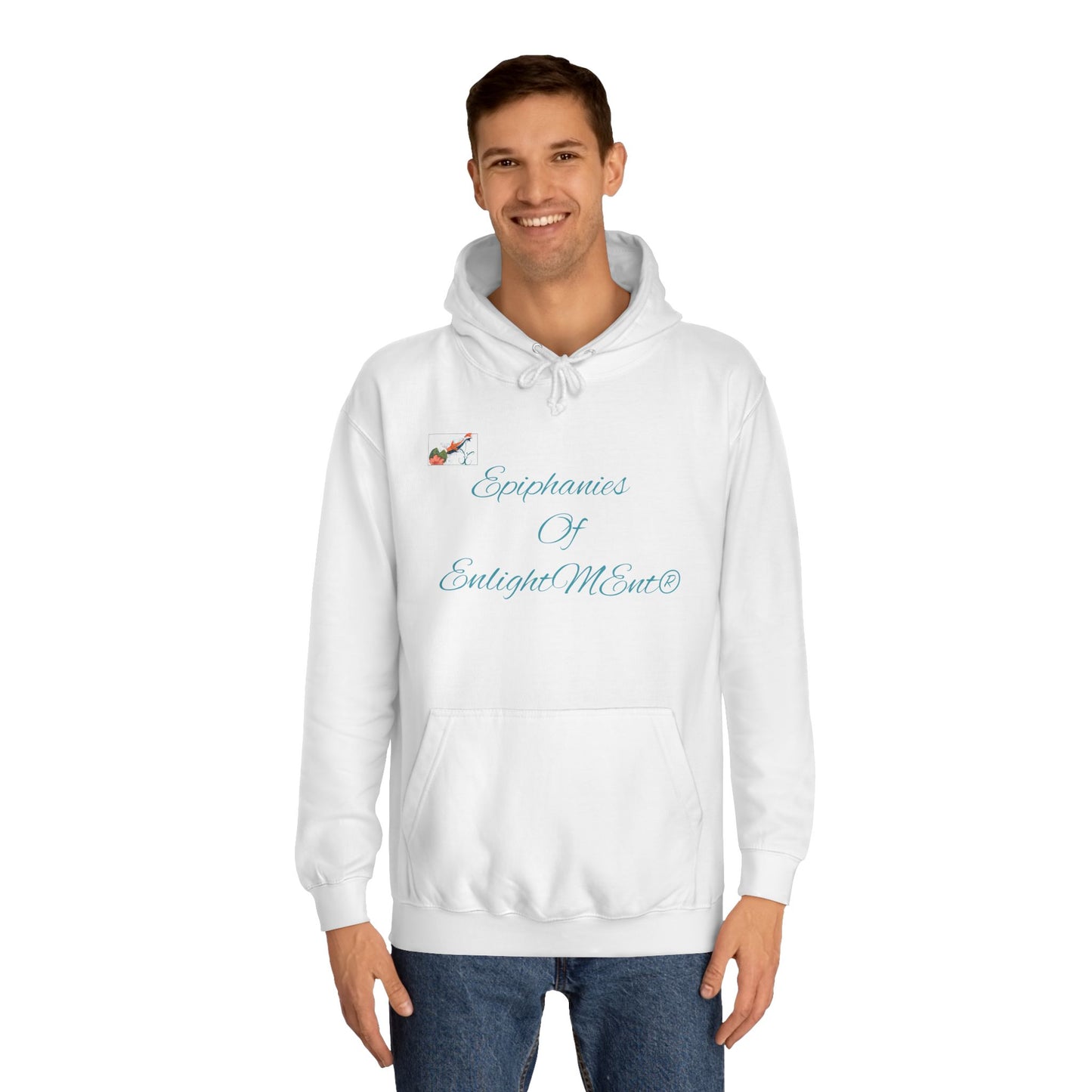 Colorful Pullover Hoodie: Educate, Empower, and Encourage Slogan