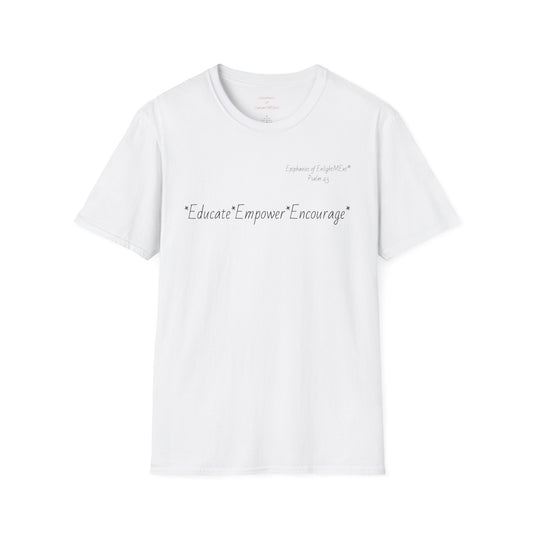 Angel Drawing Unisex White T-Shirt