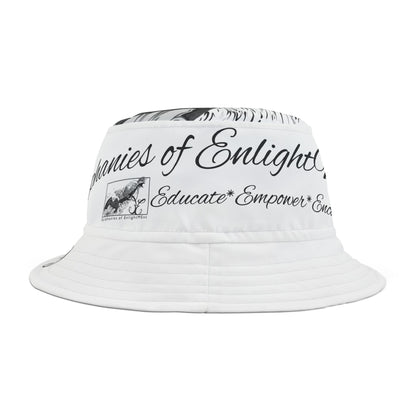 Bucket Hat with Psalm 23:4 Koi Fish Design