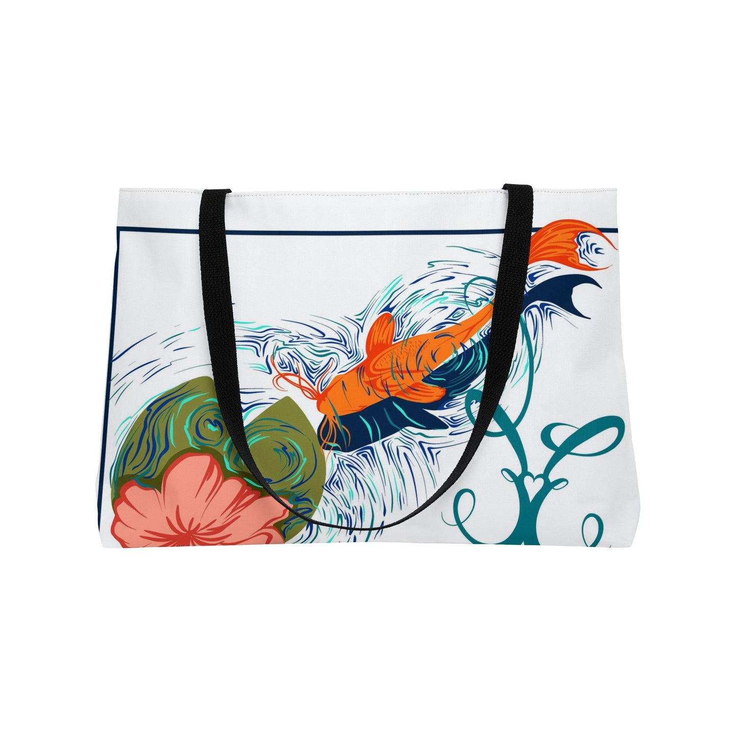Koi Fish Weekender-Tote Bag 24" Travel Bag