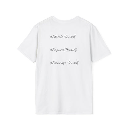Koi Fish Unisex T-Shirt with Hashtags Design
