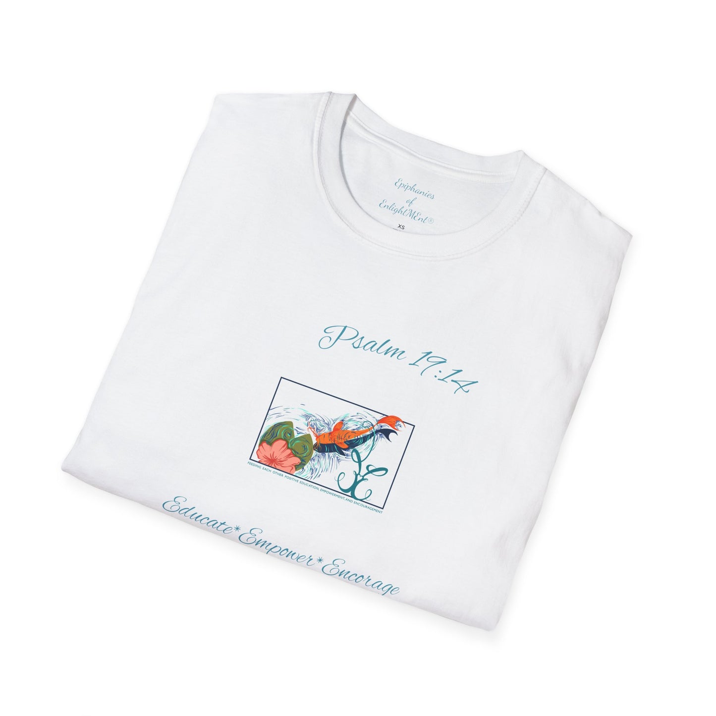 Christian Unisex T-Shirt with Psalm 19:14 and Epiphanies of EnlightMEnt®