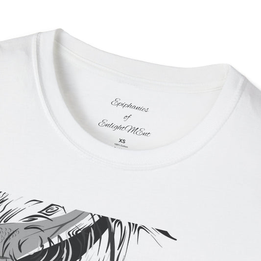 Koi Fish Unisex T-Shirt with Hashtags Design
