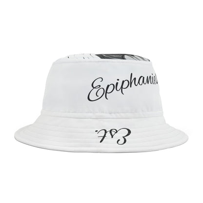Bucket Hat with Psalm 23:4 Koi Fish Design