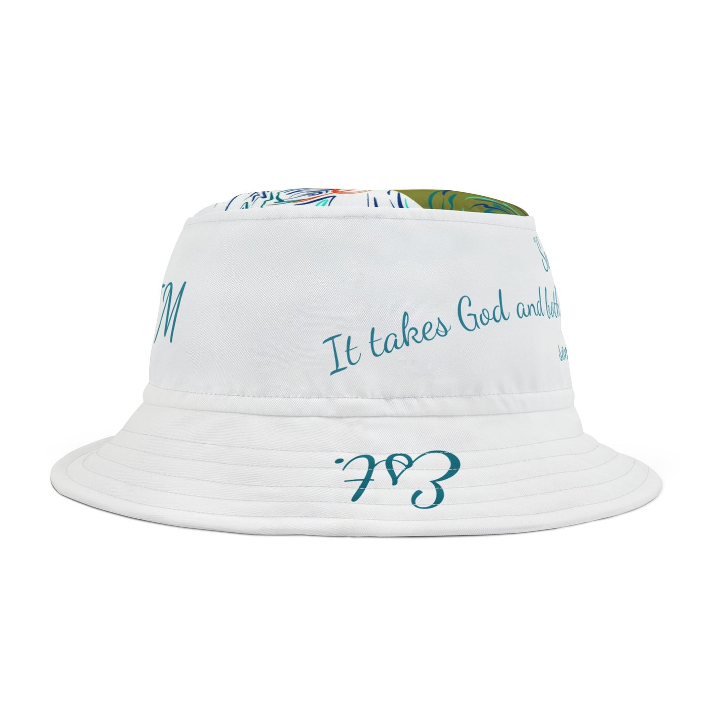 Colorful Koi Fish Bucket Hat with Donkey