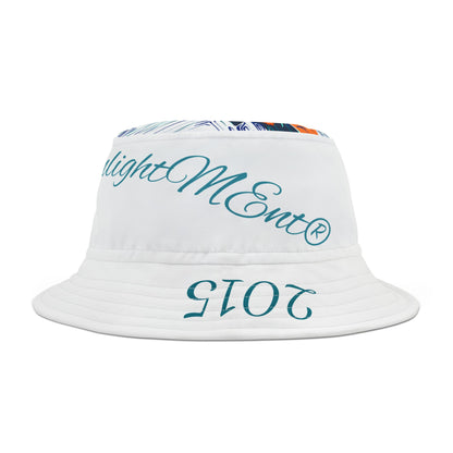 Colorful Koi Fish Bucket Hat with Psalm 23:4