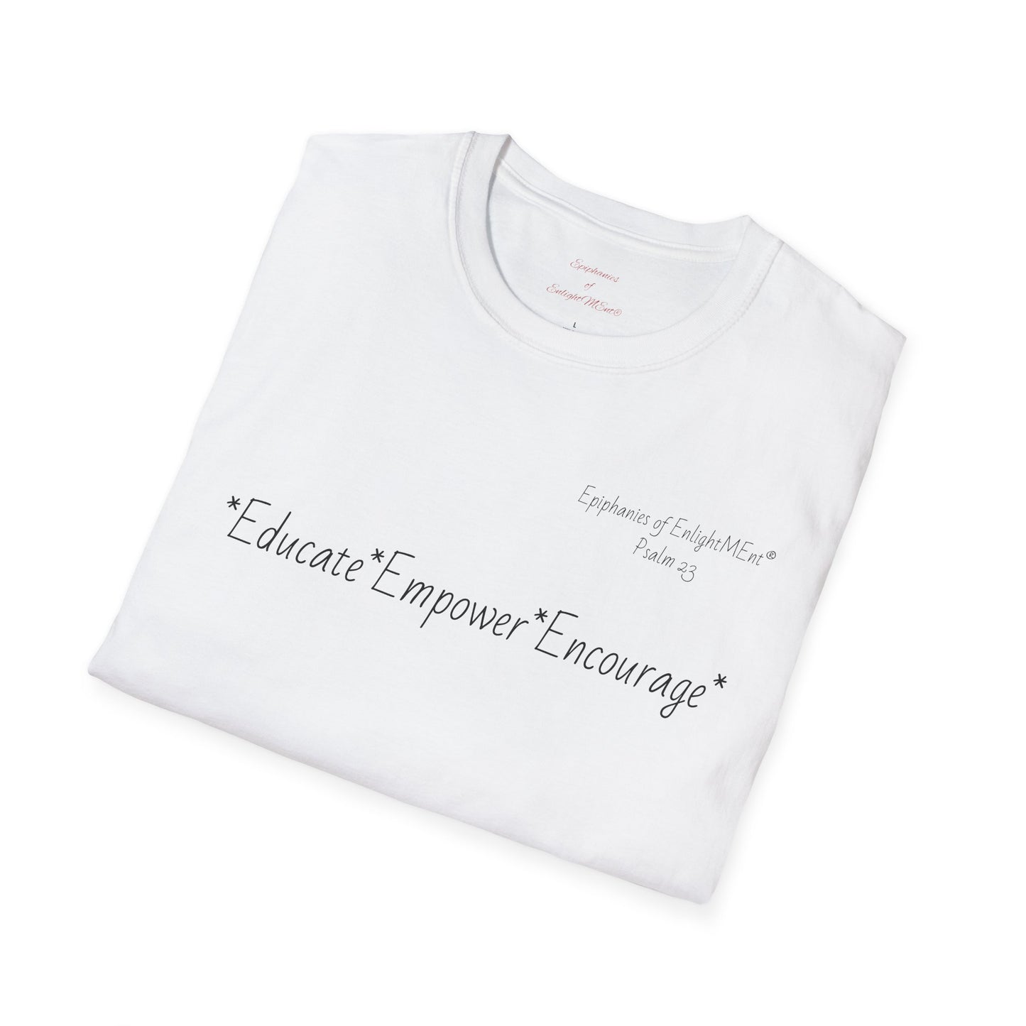 Angel Drawing Unisex White T-Shirt