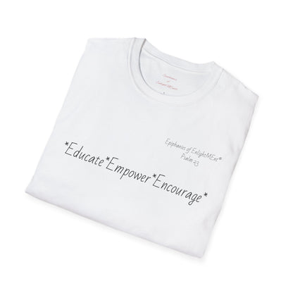 Angel Drawing Unisex White T-Shirt