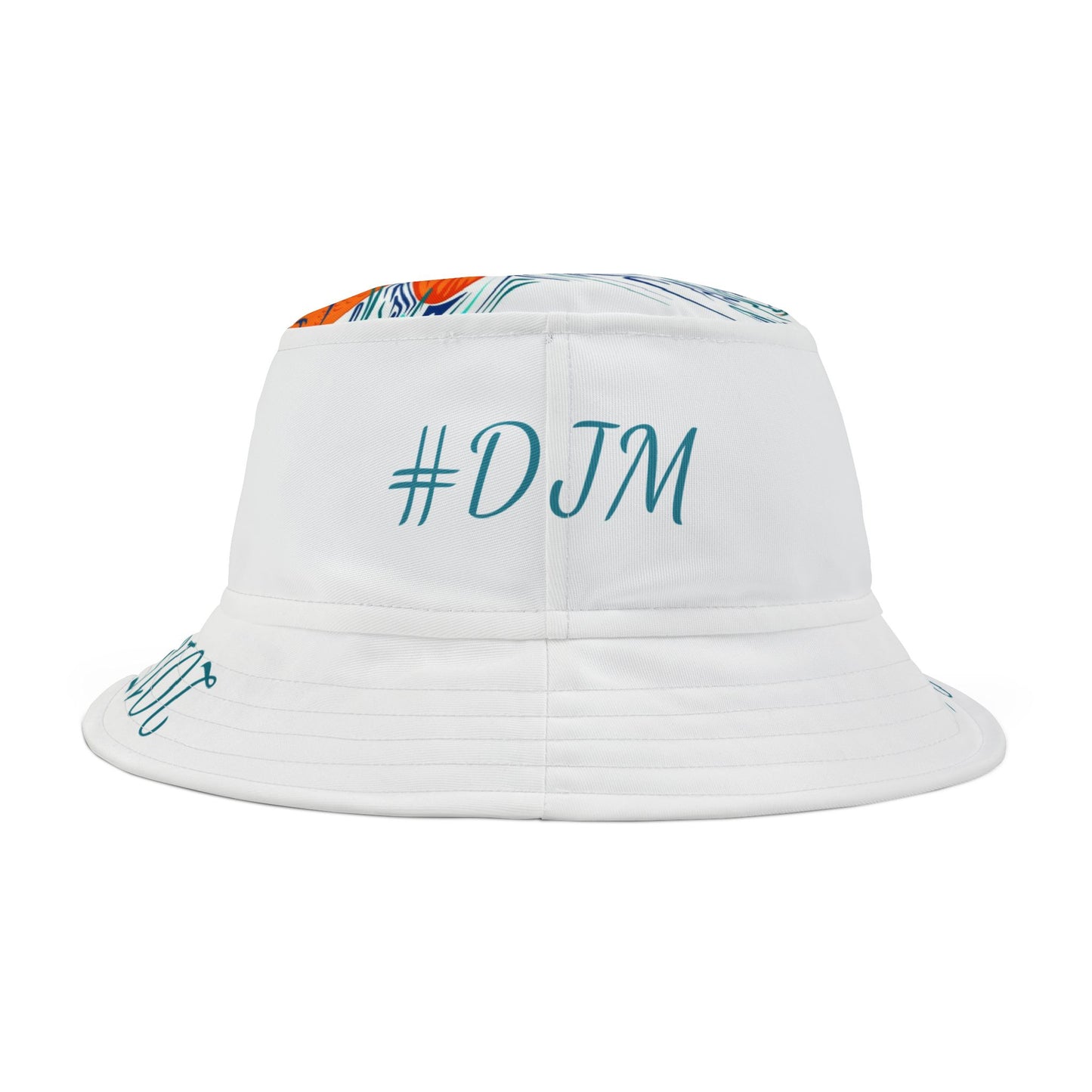 Colorful Koi Fish Bucket Hat with "From" Slogan