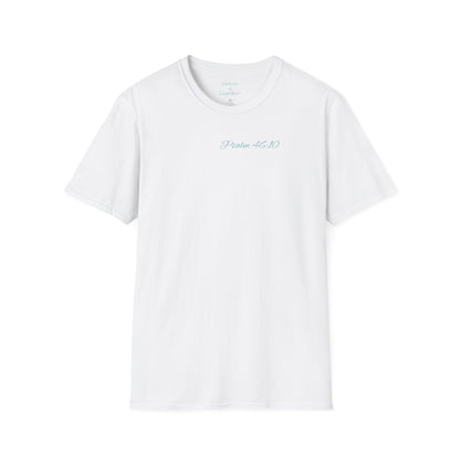 Christian Unisex T-Shirt with Psalm 46:10 and Epiphanies of EnlightMEnt®