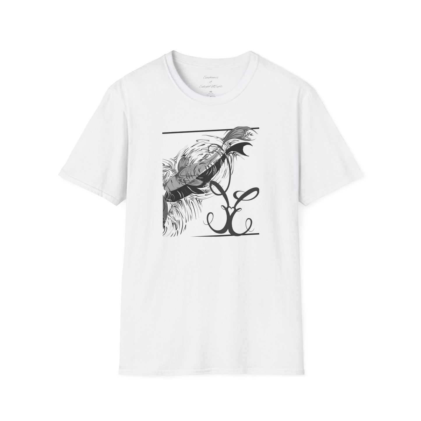 Koi Fish Unisex T-Shirt with Hashtags Design