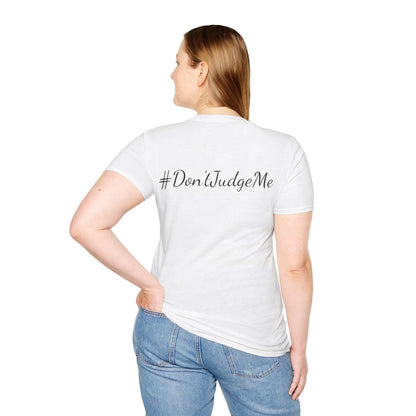 Koi Fish "Don't Judge Me" Unisex White T-Shirt | Epiphanies of EnlightMEnt®