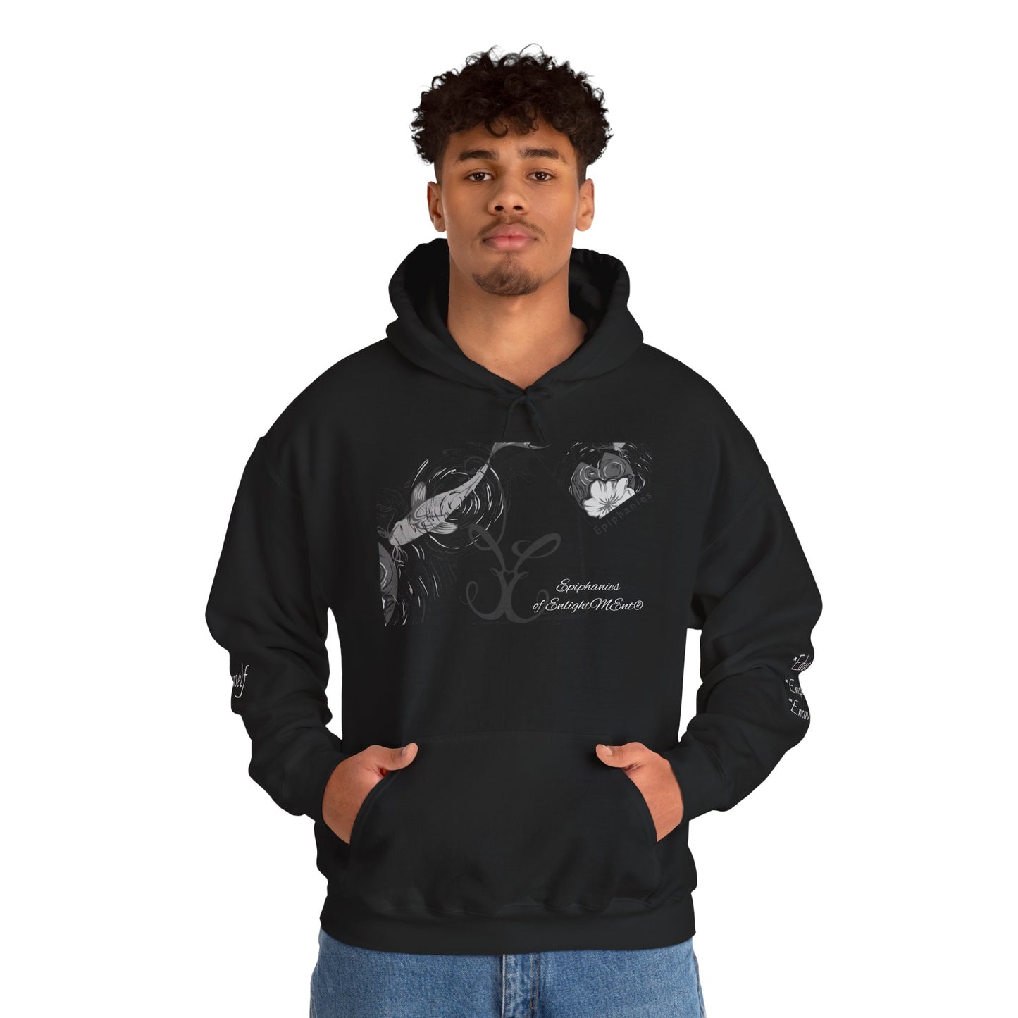 Koi Fish Hooded Sweatshirt - Educate, Empower, Encourage