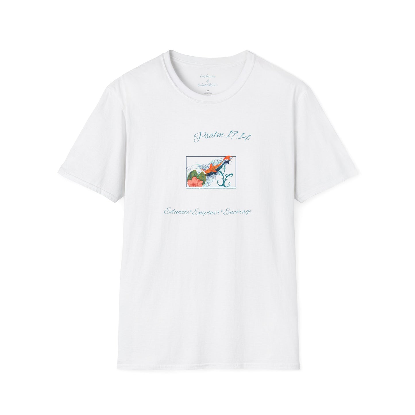 Christian Unisex T-Shirt with Psalm 19:14 and Epiphanies of EnlightMEnt®