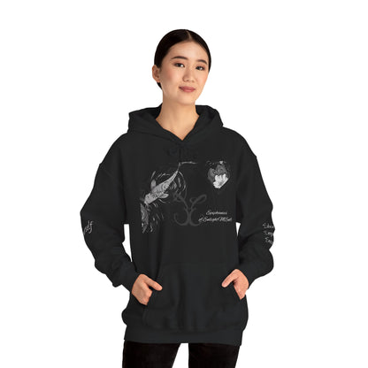 Koi Fish Hooded Sweatshirt - Educate, Empower, Encourage