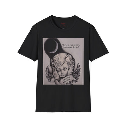 Angel  Unisex Black T-Shirt