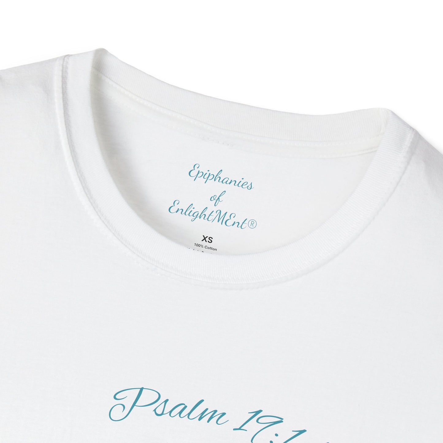 Christian Unisex T-Shirt with Psalm 19:14 and Epiphanies of EnlightMEnt®